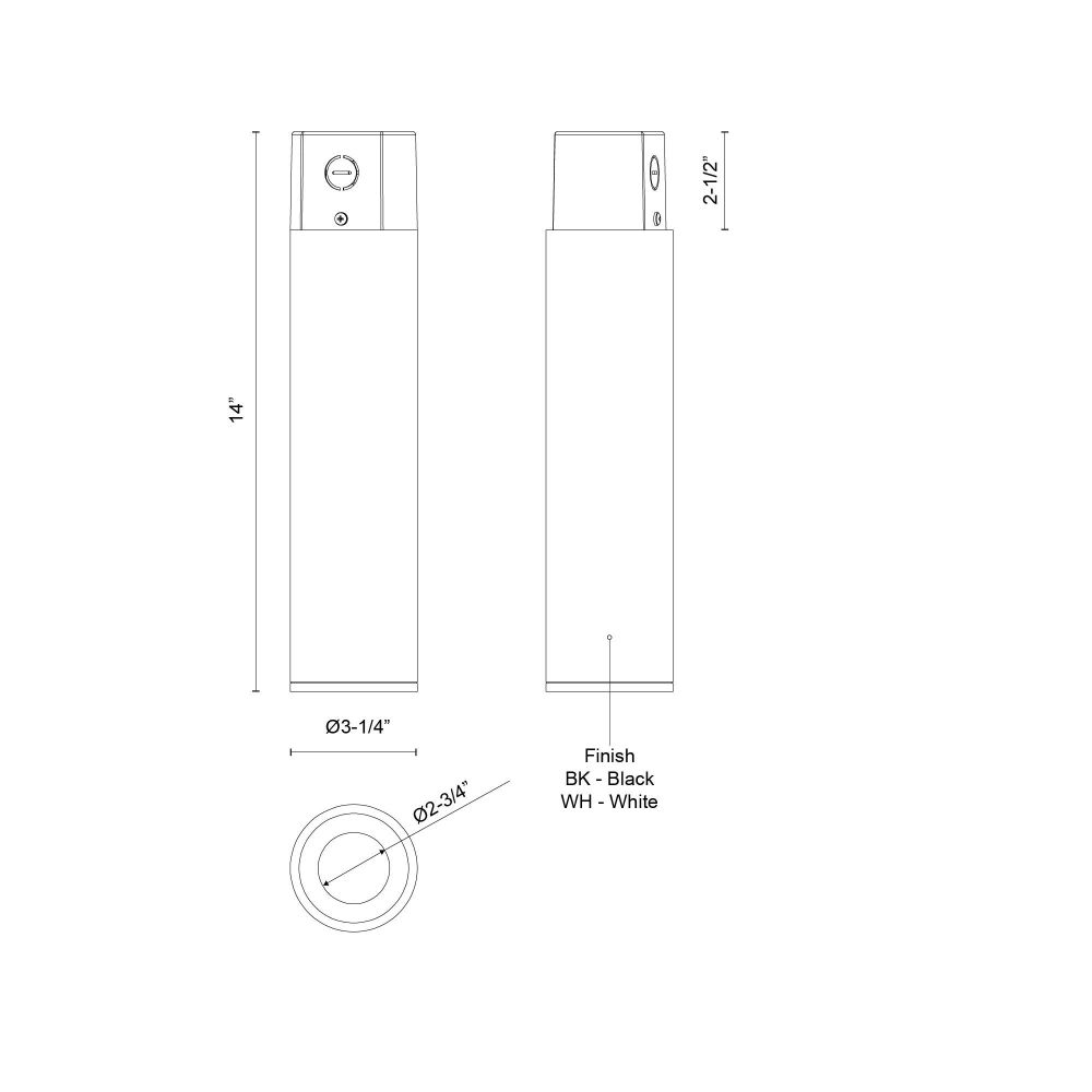 LD3-CC12W18-3036-BK-UNV-010