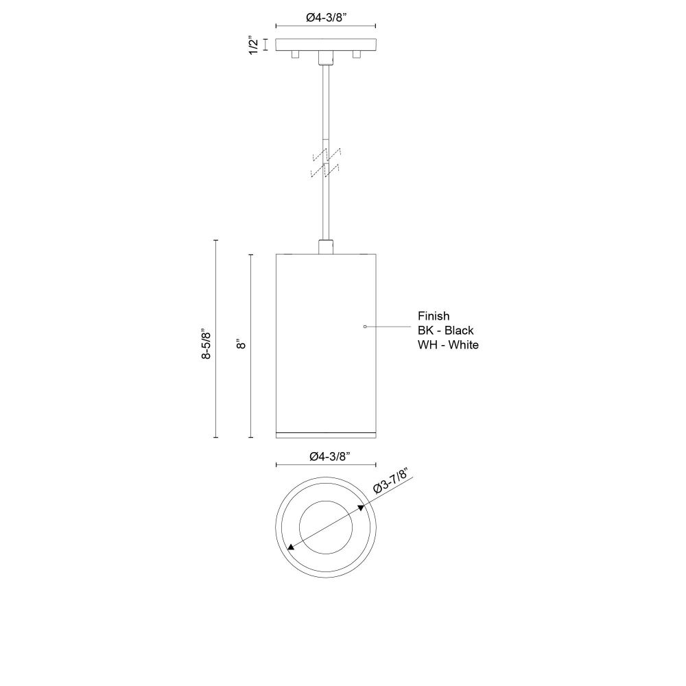 LD4-PD08W20-3036-BK-UNV-010