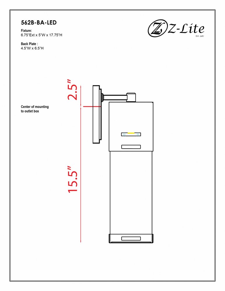 562B-BK-LED