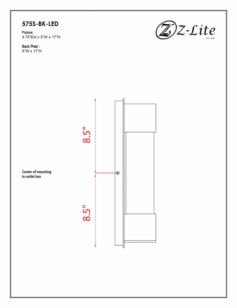 575S-BK-LED